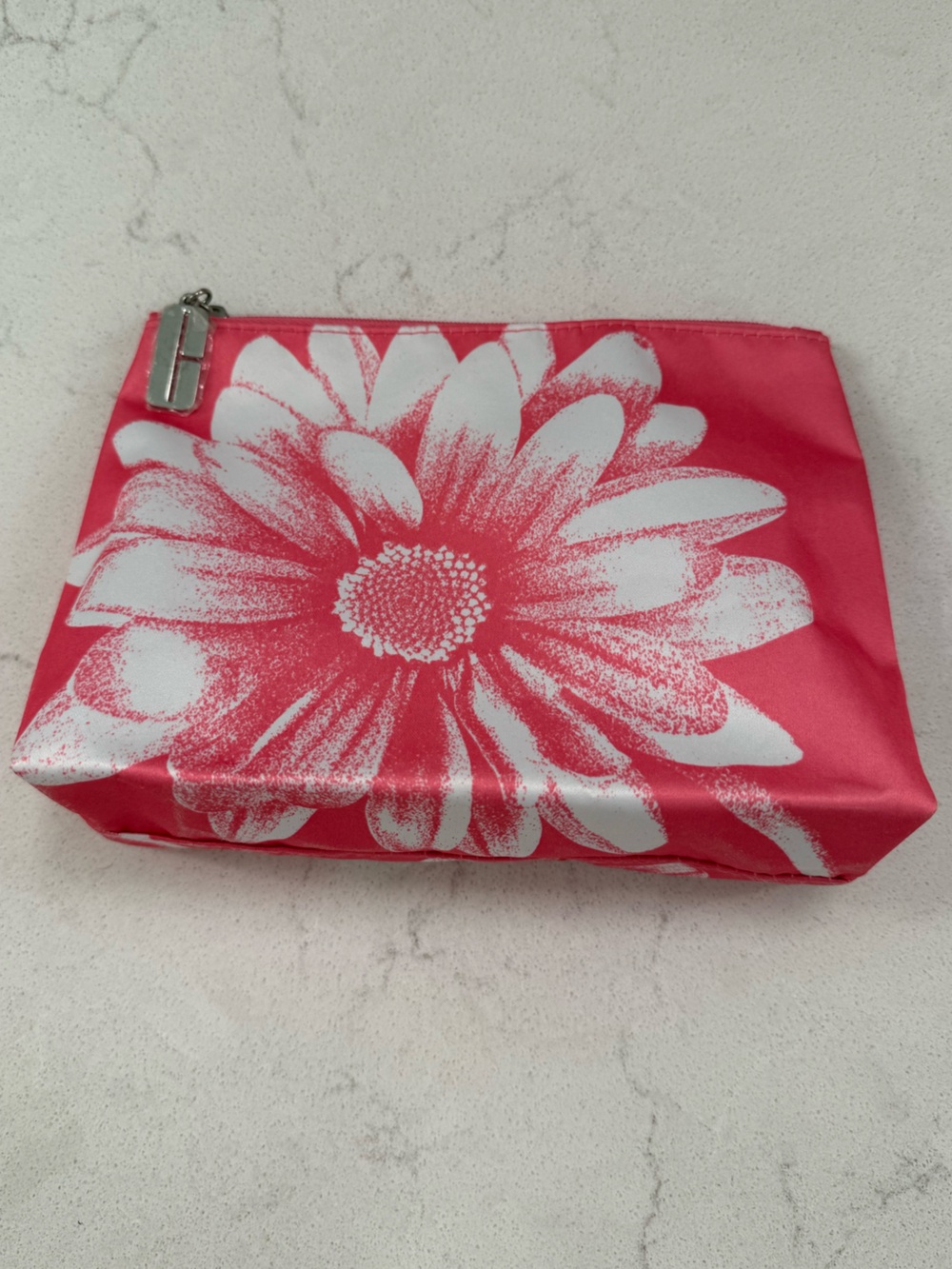 Clinique Floral Pink Cosmetic Bag